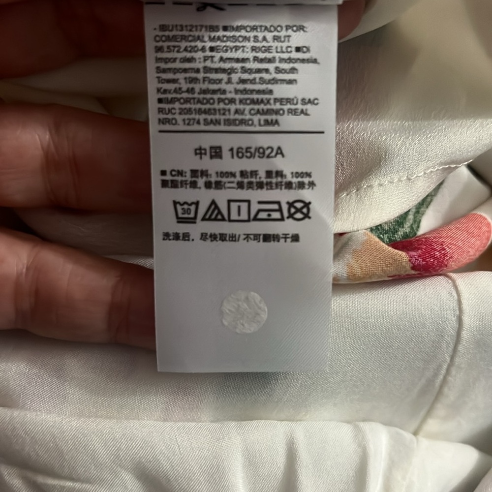 Old Navy Off White Floral Mini Sundress Size M Cottage-core Fairy Boho Country - Picture 14 of 15